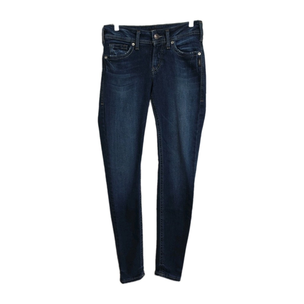 Silver Jeans Co. Suki Skinny Jeans Women's Size 28x31 Med. Wash Blue